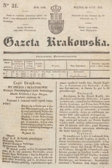 Gazeta Krakowska. 1838, nr 21