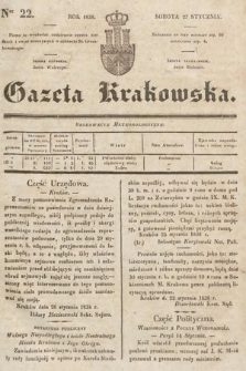 Gazeta Krakowska. 1838, nr 22