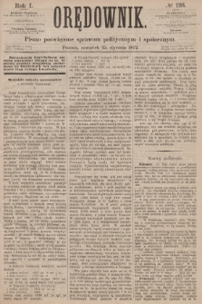 Orędownik : pismo poświęcone sprawom politycznym i społecznym. R.1, 1872, № 126