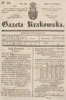 Gazeta Krakowska. 1838, nr 25
