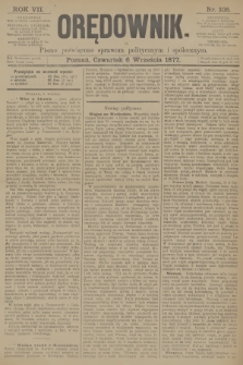 Orędownik : pismo poświęcone sprawom politycznym i społecznym. R.7, 1877, nr 105