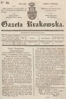 Gazeta Krakowska. 1838, nr 30