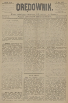Orędownik : pismo poświęcone sprawom politycznym i społecznym. R.7, 1877, nr 126