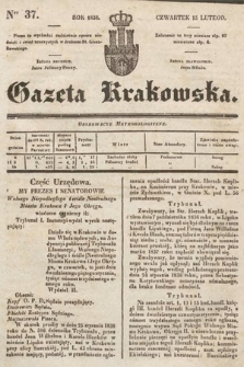 Gazeta Krakowska. 1838, nr 37