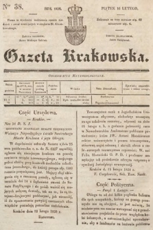 Gazeta Krakowska. 1838, nr 38