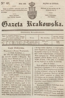 Gazeta Krakowska. 1838, nr 44