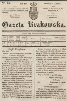 Gazeta Krakowska. 1838, nr 45
