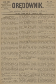 Orędownik : pismo poświęcone sprawom politycznym i spółecznym. R.8, 1878, nr 125