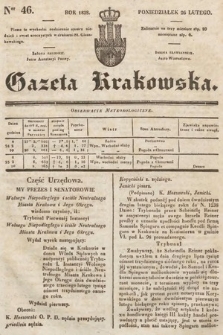 Gazeta Krakowska. 1838, nr 46