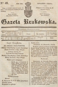 Gazeta Krakowska. 1838, nr 49