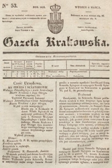 Gazeta Krakowska. 1838, nr 53