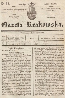 Gazeta Krakowska. 1838, nr 54