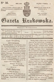 Gazeta Krakowska. 1838, nr 56
