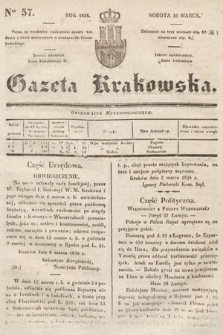Gazeta Krakowska. 1838, nr 57
