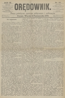 Orędownik : pismo poświęcone sprawom politycznym i spółecznym. R.9, 1879, nr 121