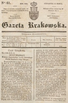 Gazeta Krakowska. 1838, nr 61