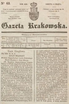 Gazeta Krakowska. 1838, nr 63