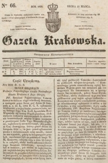Gazeta Krakowska. 1838, nr 66