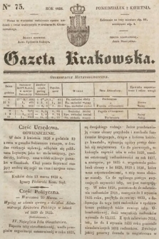 Gazeta Krakowska. 1838, nr 75