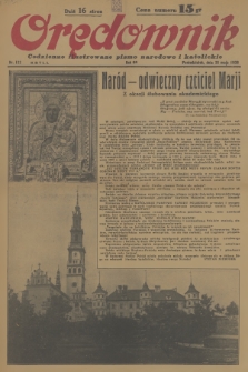 Orędownik : codzienne ilustrowane pismo narodowe i katolickie. R.66, 1936, nr 122