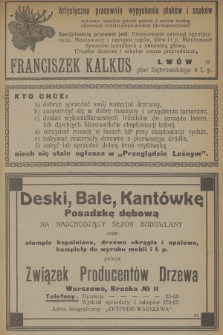 Przegląd Leśny : dwutygodnik poświęcony sprawom leśnictwa, handlu i przemysłu drzewnego oraz łowiectwa. R.3, 1922, №  7