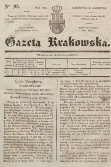 Gazeta Krakowska. 1838, nr 95