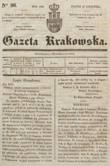 Gazeta Krakowska. 1838, nr 96