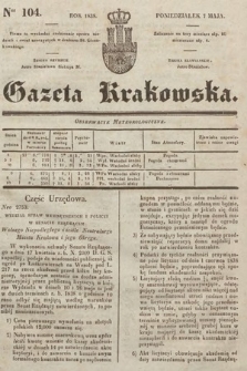 Gazeta Krakowska. 1838, nr 104