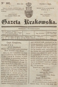 Gazeta Krakowska. 1838, nr 107