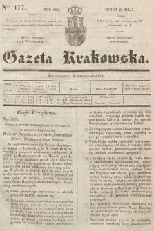Gazeta Krakowska. 1838, nr 117