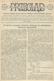 Przegląd Chemiczno-Techniczny : czasopismo poświęcone sprawom przemysłu chemicznego i handlu przetworami chemicznymi. R.2, 1913, №  13