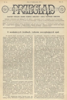 Przegląd Chemiczno-Techniczny : czasopismo poświęcone sprawom przemysłu chemicznego i handlu przetworami chemicznymi. R.2, 1913, №  14