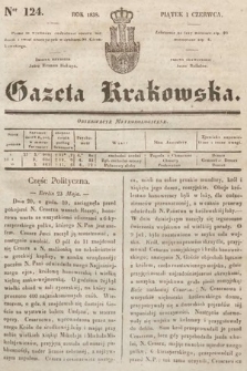Gazeta Krakowska. 1838, nr 124