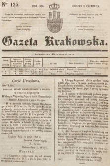 Gazeta Krakowska. 1838, nr 125