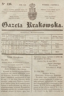 Gazeta Krakowska. 1838, nr 126