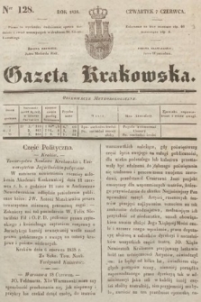 Gazeta Krakowska. 1838, nr 128