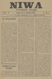 Niwa : tygodnik polski. R.1, 1912, nr 3