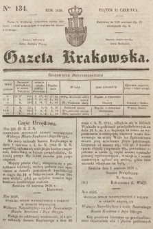 Gazeta Krakowska. 1838, nr 134