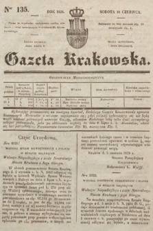 Gazeta Krakowska. 1838, nr 135
