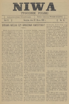 Niwa : tygodnik polski. R.2, 1913, nr 13