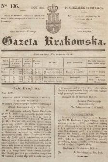 Gazeta Krakowska. 1838, nr 136