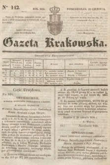 Gazeta Krakowska. 1838, nr 142