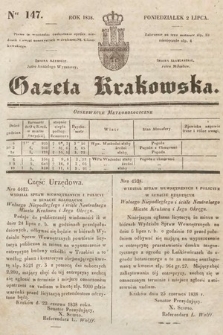 Gazeta Krakowska. 1838, nr 147