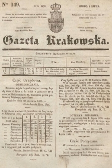 Gazeta Krakowska. 1838, nr 149