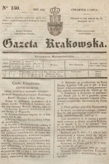 Gazeta Krakowska. 1838, nr 150