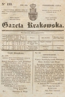 Gazeta Krakowska. 1838, nr 153