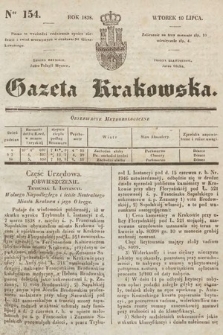 Gazeta Krakowska. 1838, nr 154