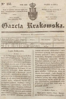 Gazeta Krakowska. 1838, nr 157