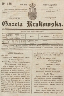 Gazeta Krakowska. 1838, nr 158