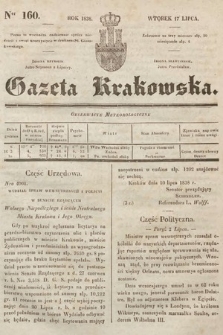 Gazeta Krakowska. 1838, nr 160